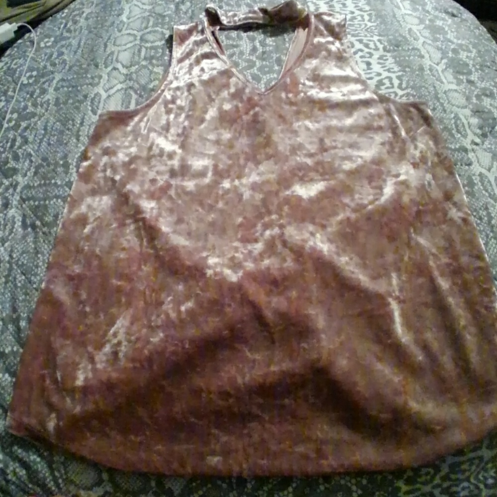 Suede blouse